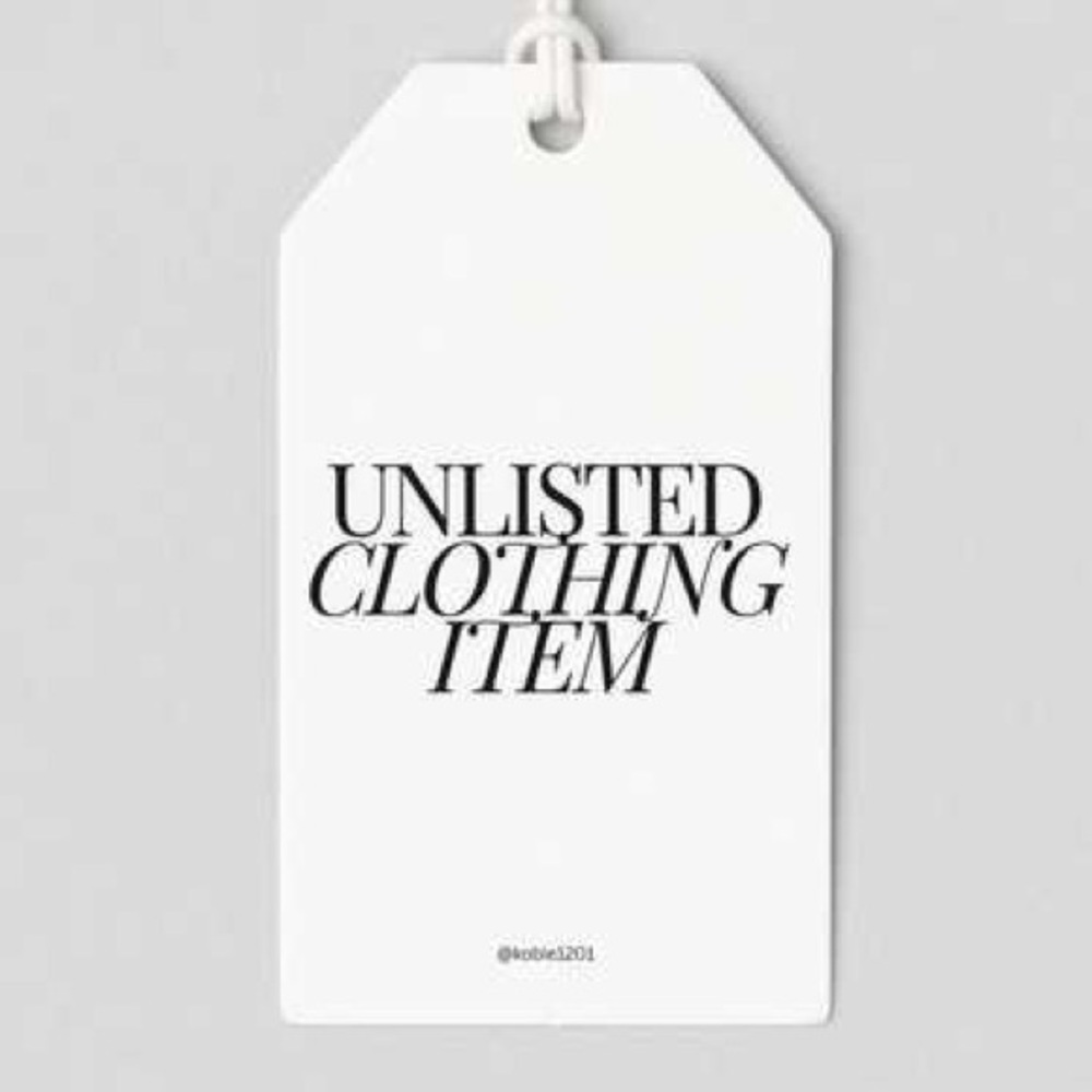 Unlisted Clothing Item 1-50